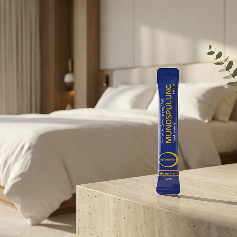 vannandi im Hotelzimmer