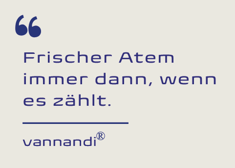 Frischer Atem immer dann wenn es zählt